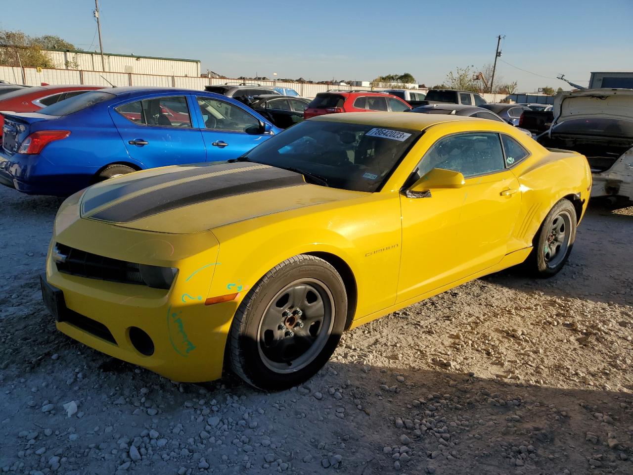Изображение 1 2012 CHEVROLET CAMARO LS 2012 с VIN 2G1FA1E37C9196148
