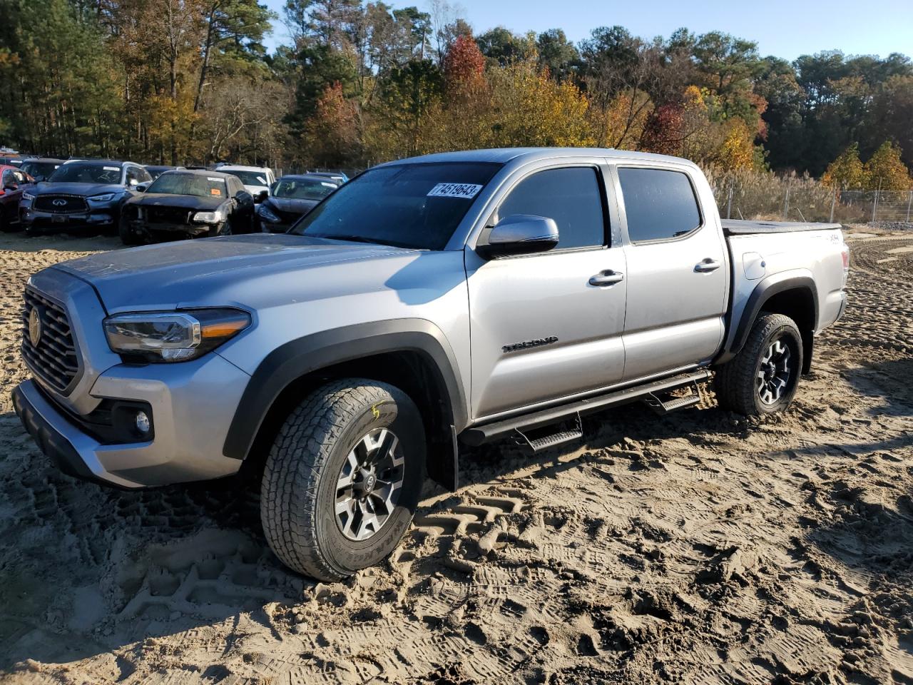 Image 1 of 2021 TOYOTA TACOMA DOUBLE CAB 2021 with VIN 3TYCZ5ANXMT028325