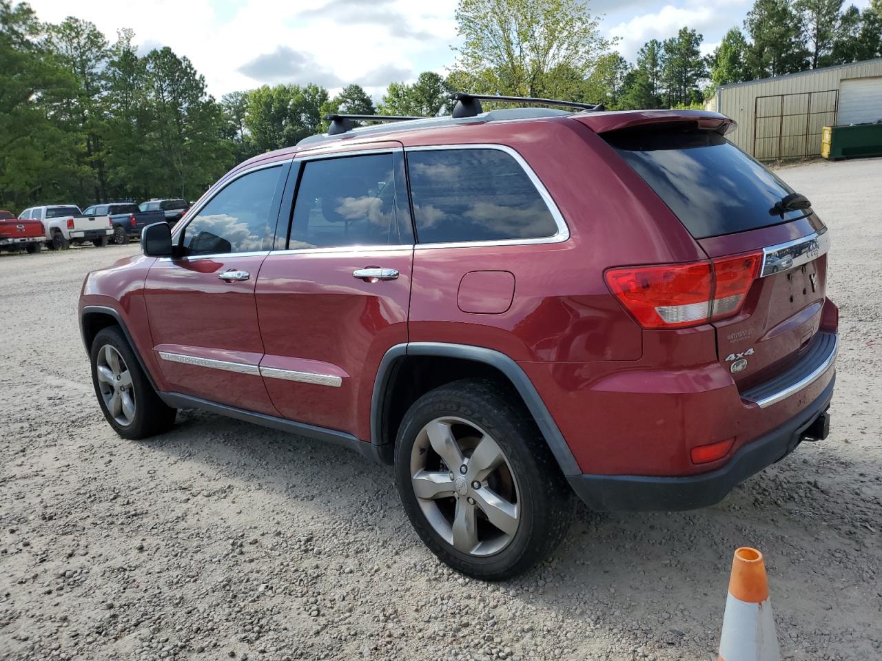 Image 2 of 2012 JEEP GRAND CHEROKEE OVERLAND 2012 with VIN 1C4RJFCG1CC113376