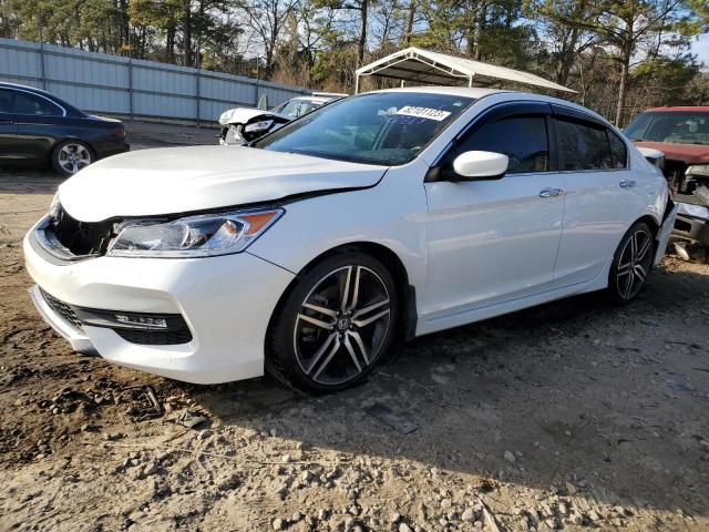 Image 1 of 2017 HONDA ACCORD SPORT 2017 with VIN 1HGCR2F55HA002965