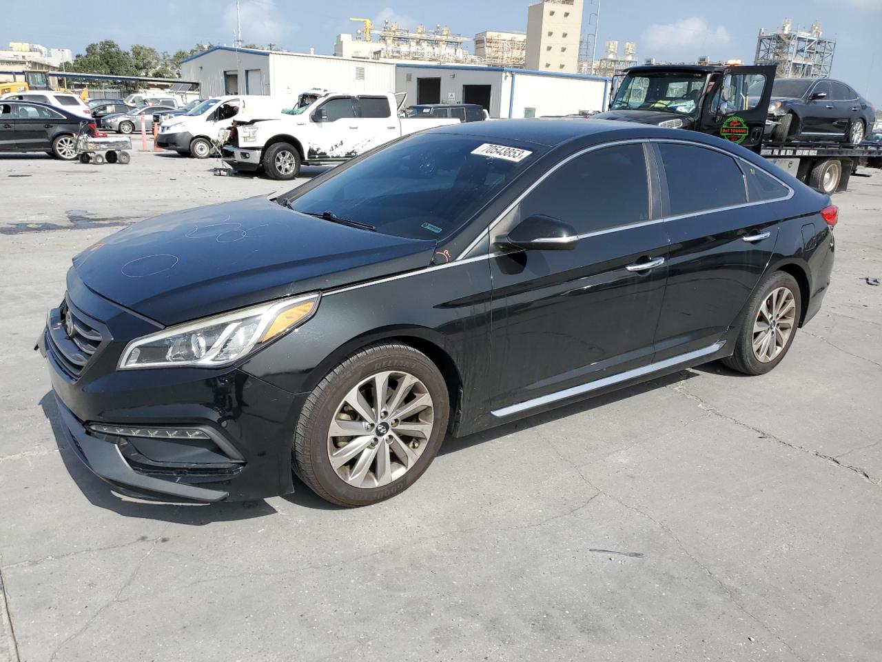 Image 1 of 2016 HYUNDAI SONATA SPORT 2016 with VIN 5NPE34AF8GH335351