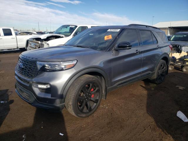 Image 1 of 2021 FORD EXPLORER ST 2021 with VIN 1FM5K8GCXMGC07857