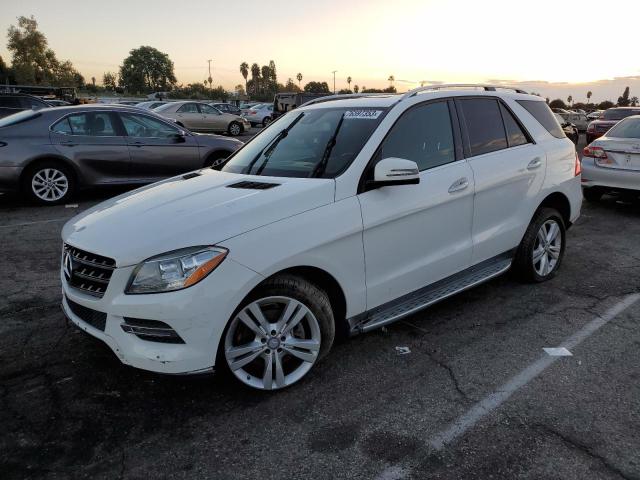 Image 1 of 2015 MERCEDES-BENZ ML 350 4MATIC 2015 with VIN 4JGDA5HB0FA578552