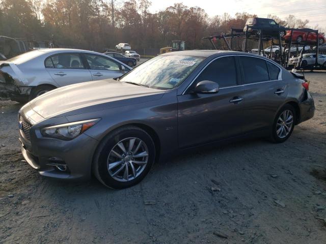 Image 1 of 2016 INFINITI Q50 BASE 2016 with VIN JN1CV7AR1GM252852