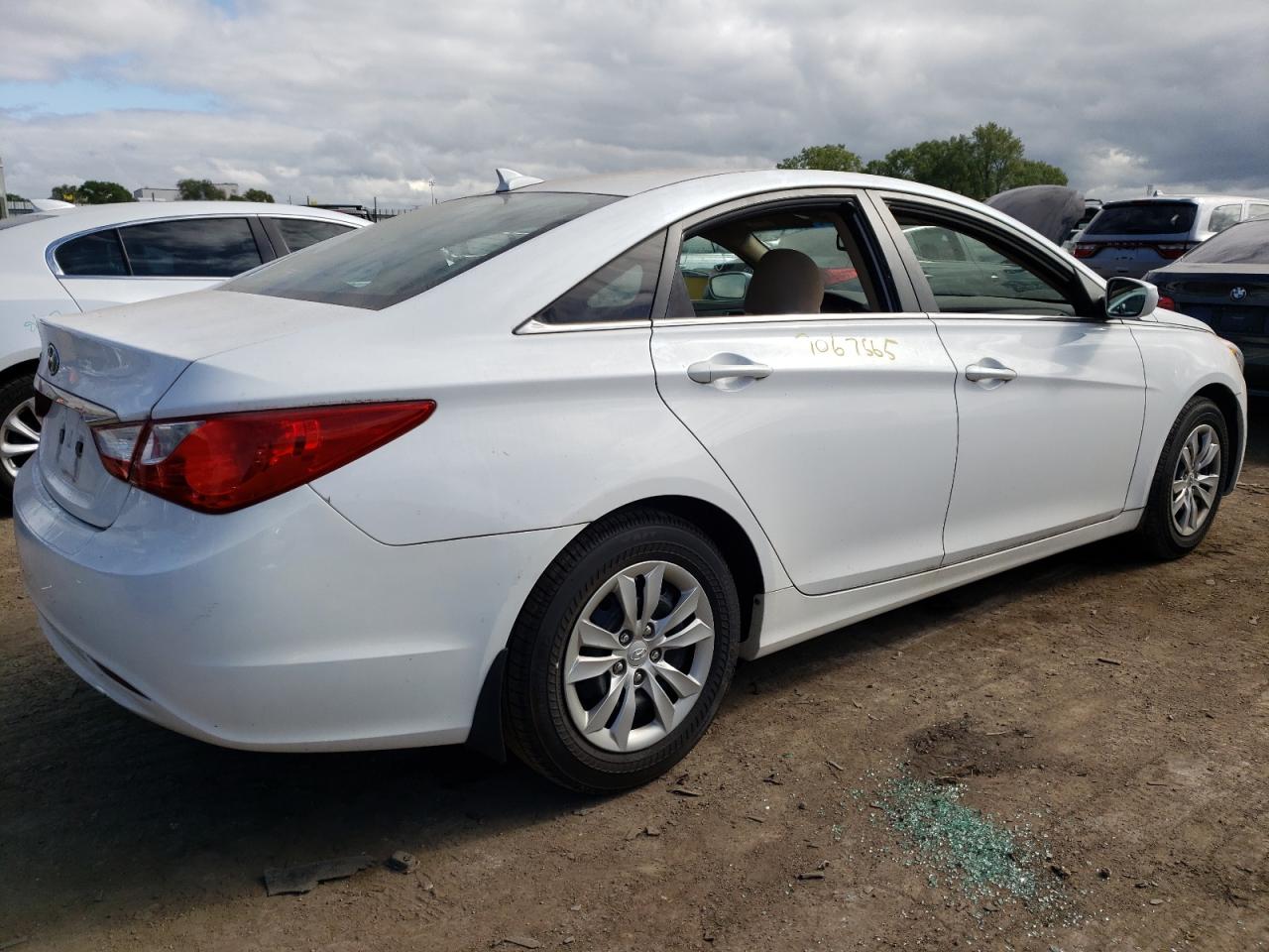 Image 3 of 2013 HYUNDAI SONATA GLS 2013 with VIN 5NPEB4AC3DH598979