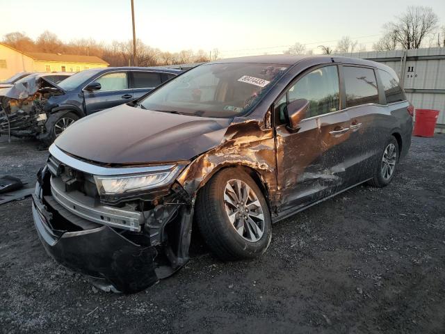 Изображение 1 2021 HONDA ODYSSEY EXL 2021 с VIN 5FNRL6H7XMB008603
