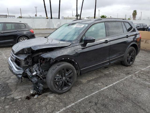 Image 1 of 2022 VOLKSWAGEN TIGUAN SE R-LINE BLACK 2022 with VIN 3VVCB7AX5NM019712