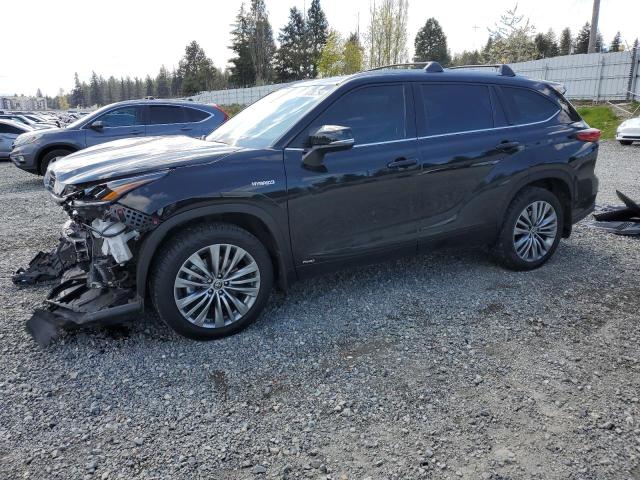 Image 1 of 2022 TOYOTA HIGHLANDER HYBRID XLE 2022 with VIN 5TDABRCH9NS542013