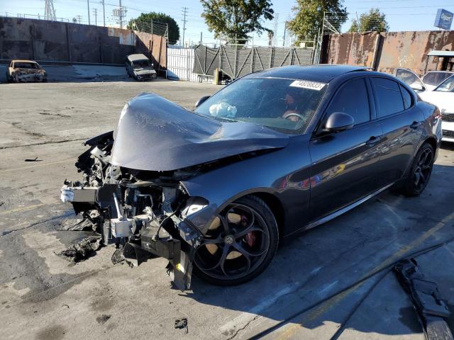 Image 1 of 2019 ALFA ROMEO GIULIA TI 2019 with VIN ZARFAMBNXK7608972