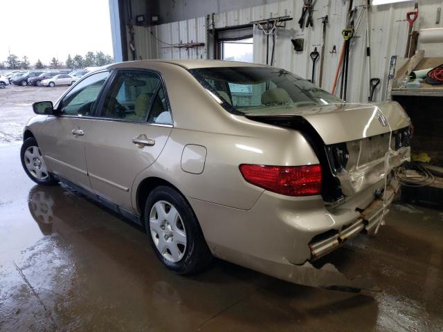 Image 2 of 2005 HONDA ACCORD LX 2005 with VIN 1HGCM56495A136770