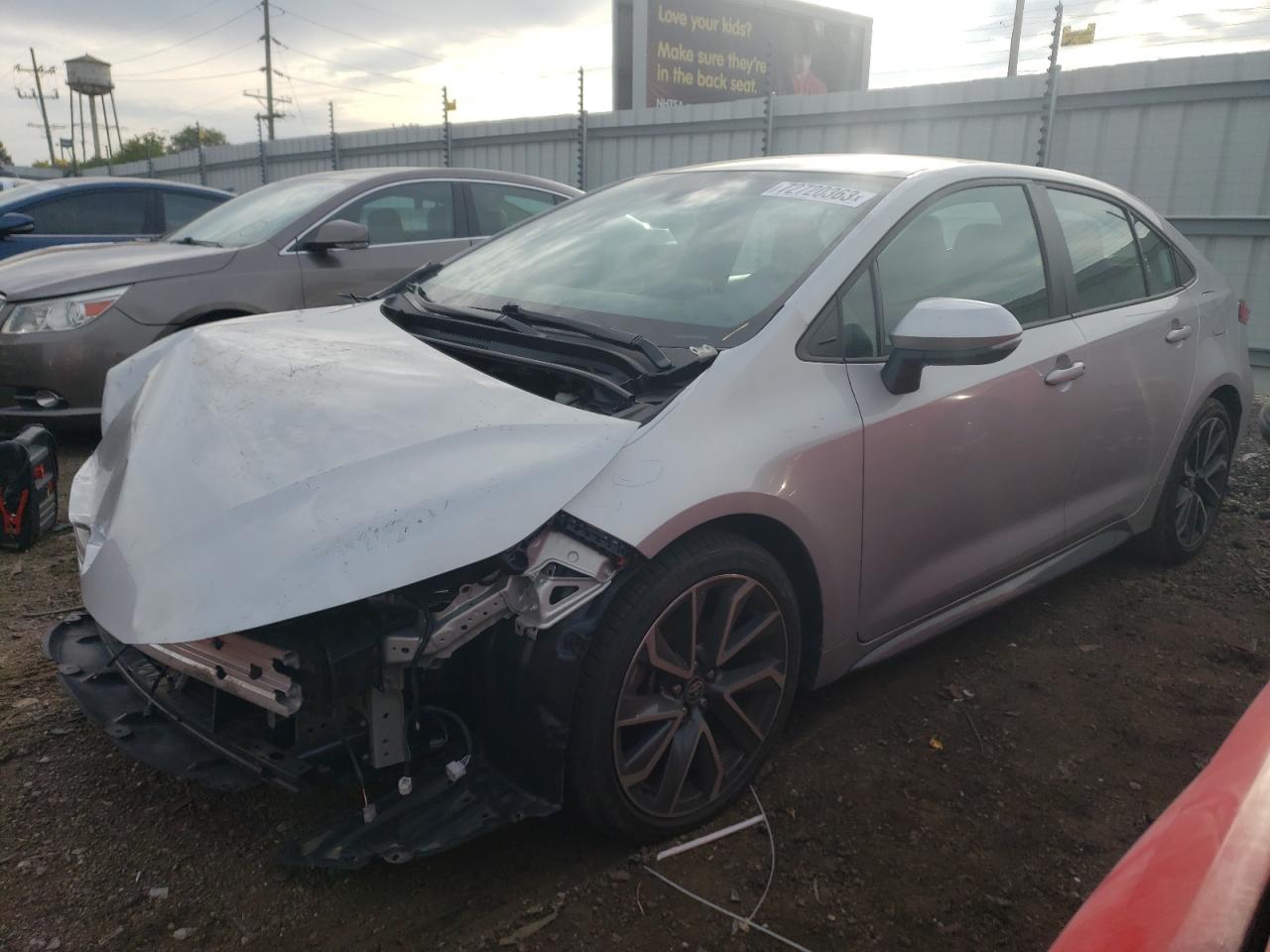 Изображение 1 2020 TOYOTA COROLLA SE 2020 с VIN 5YFS4RCE0LP046270