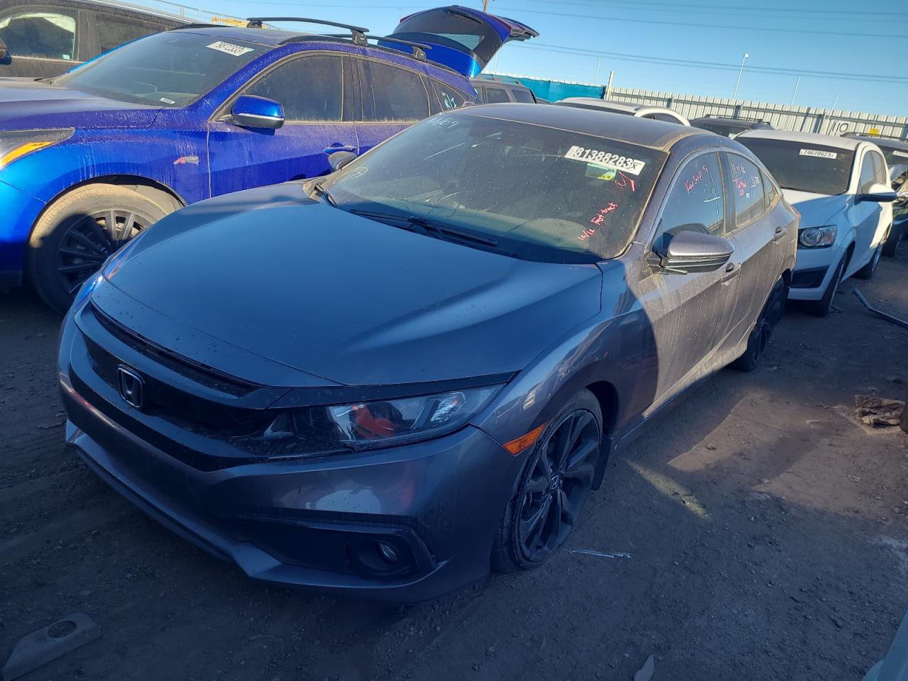Image 1 of 2019 HONDA CIVIC SPORT 2019 with VIN 19XFC2F82KE051391
