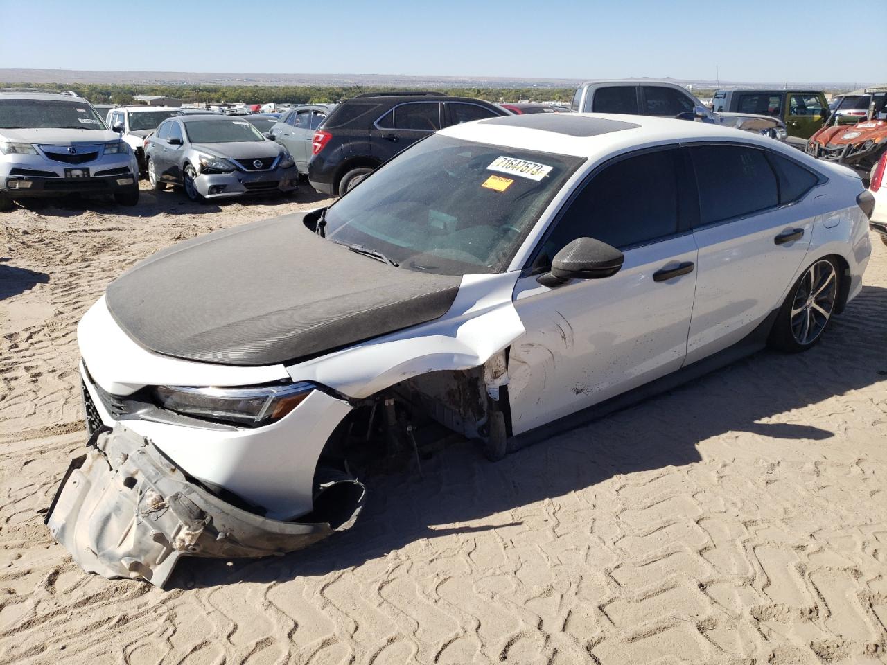 Image 1 of 2022 HONDA CIVIC TOURING 2022 with VIN 2HGFE1F99NH324981