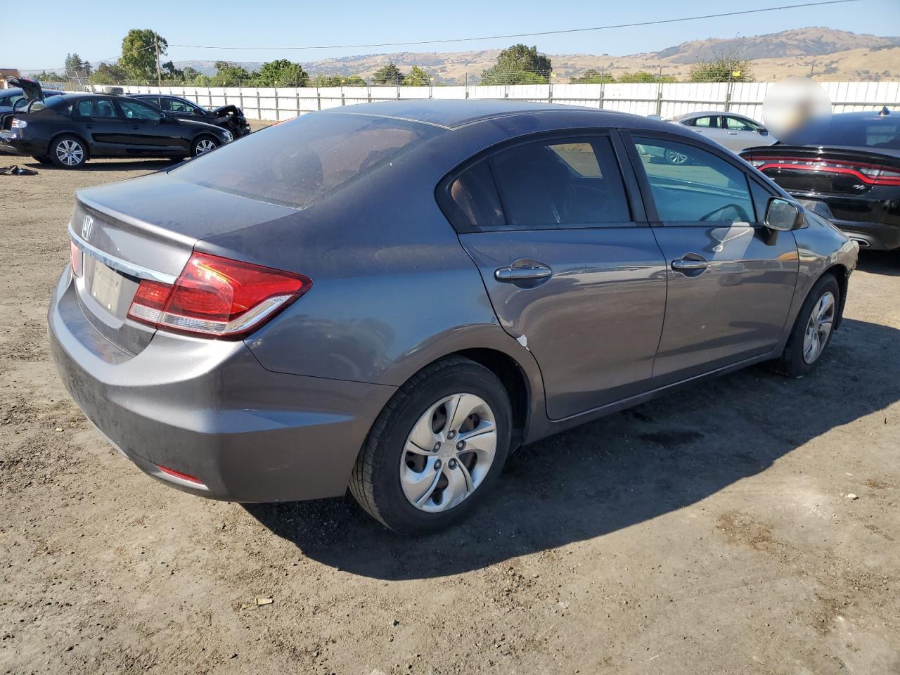 Image 3 of 2014 HONDA CIVIC LX 2014 with VIN 19XFB2F54EE239245