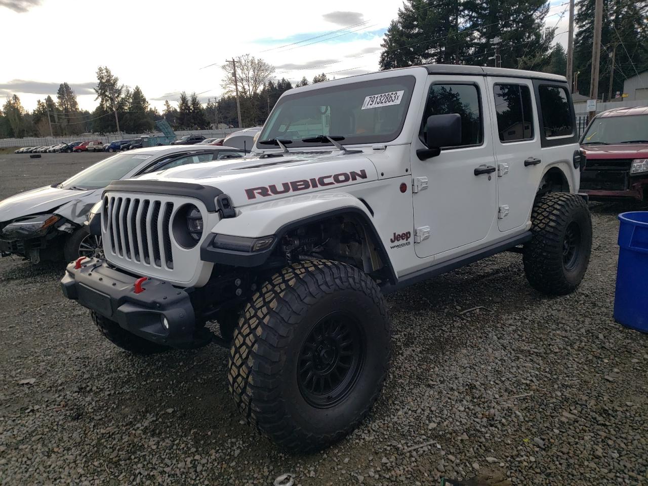 Image 1 of 2018 JEEP WRANGLER UNLIMITED RUBICON 2018 with VIN 1C4HJXFN7JW209603