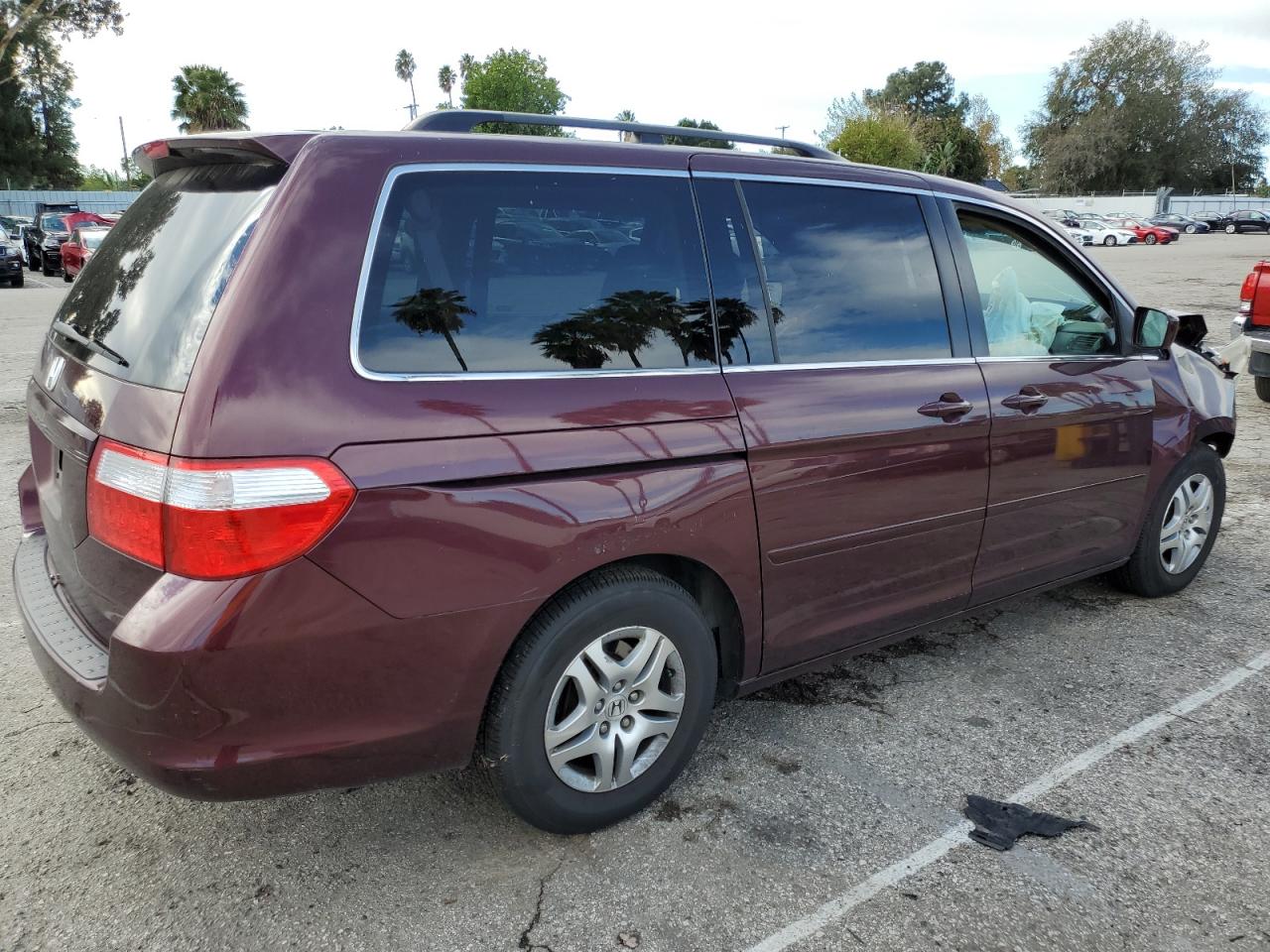 Image 3 of 2007 HONDA ODYSSEY EXL 2007 with VIN 5FNRL387X7B417767