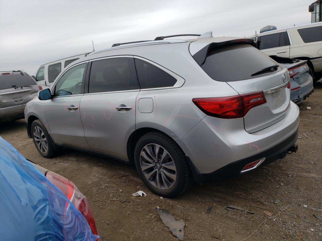 Image 2 of 2014 ACURA MDX TECHNOLOGY 2014 with VIN 5FRYD4H4XEB046481