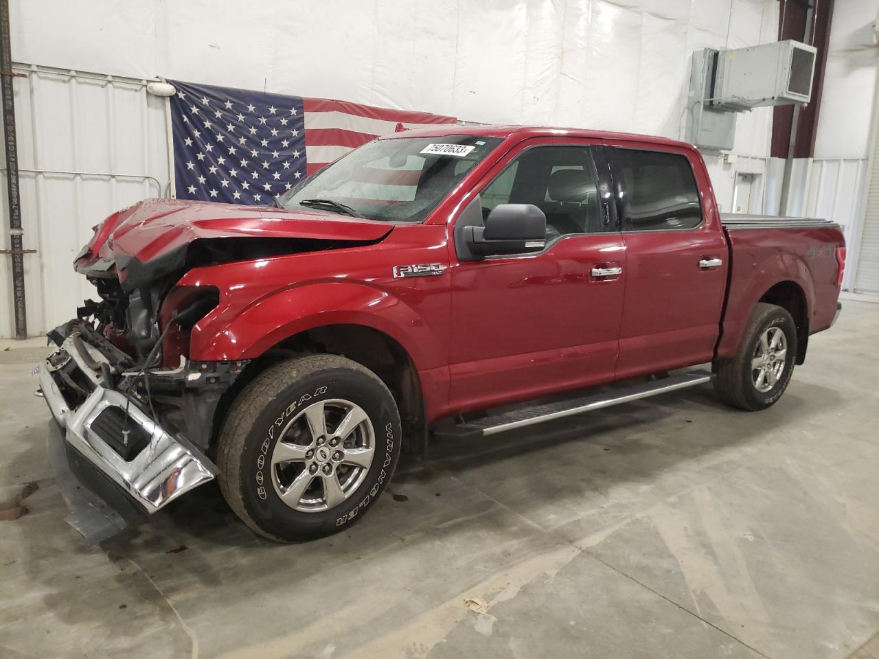 Image 1 of 2018 FORD F150 SUPERCREW 2018 with VIN 1FTEW1EP9JKD81367