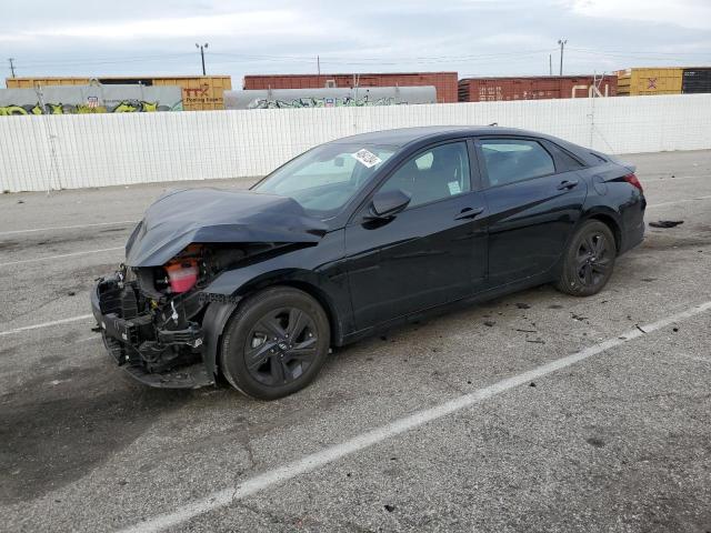 Image 1 of 2021 HYUNDAI ELANTRA BLUE 2021 with VIN KMHLM4AJ7MU006159