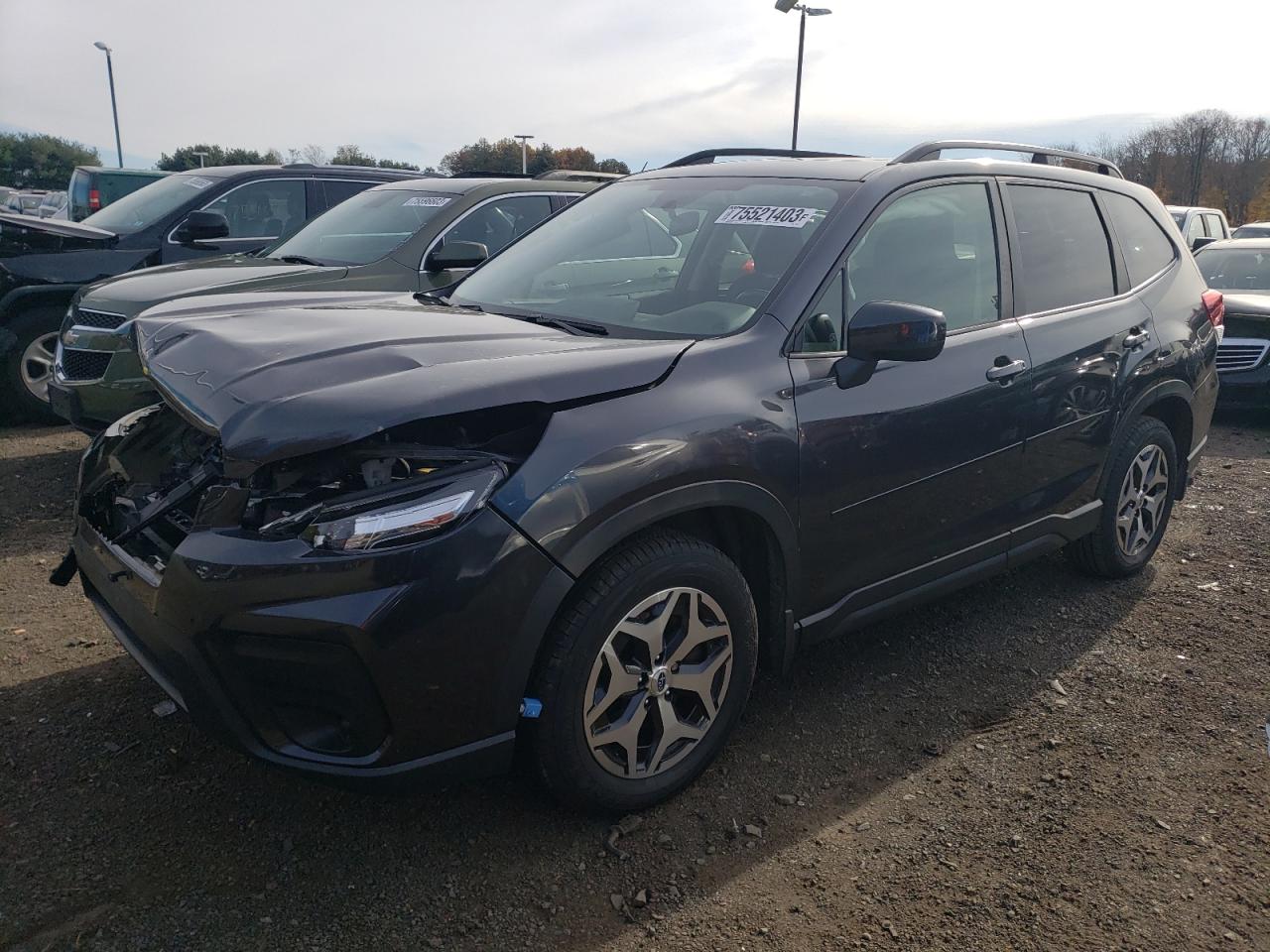 Image 1 of 2019 SUBARU FORESTER PREMIUM 2019 with VIN JF2SKAGCXKH509298
