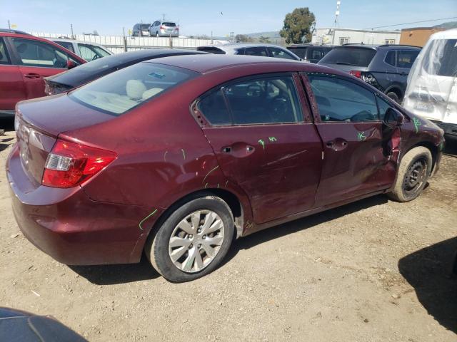 Изображение 3 2012 HONDA CIVIC LX 2012 с VIN 2HGFB2F50CH591354