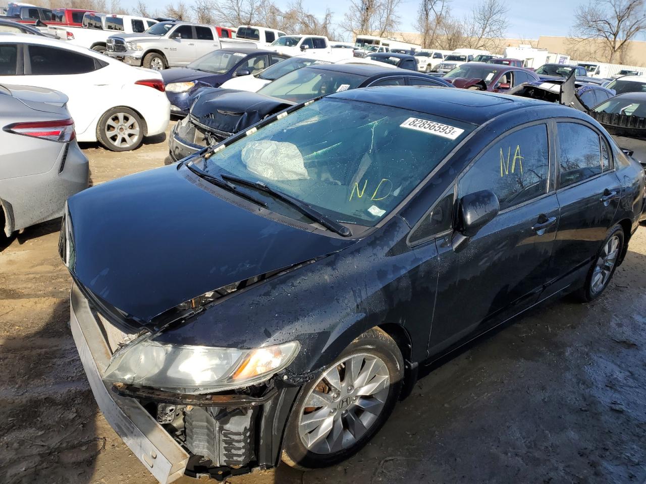 Изображение 1 2009 HONDA CIVIC EX 2009 с VIN 1HGFA16809L007540
