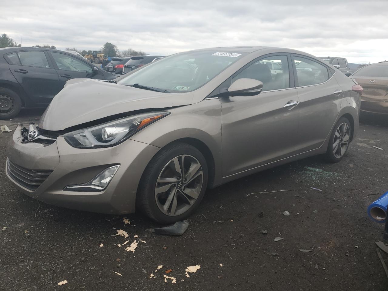 Изображение 1 2014 HYUNDAI ELANTRA SE 2014 с VIN 5NPDH4AE7EH507791
