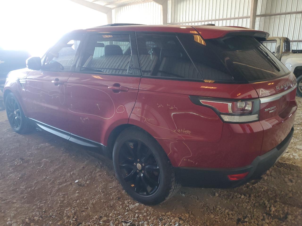 Image 2 of 2014 LAND ROVER RANGE ROVER SPORT HSE 2014 with VIN SALWR2WF9EA312822