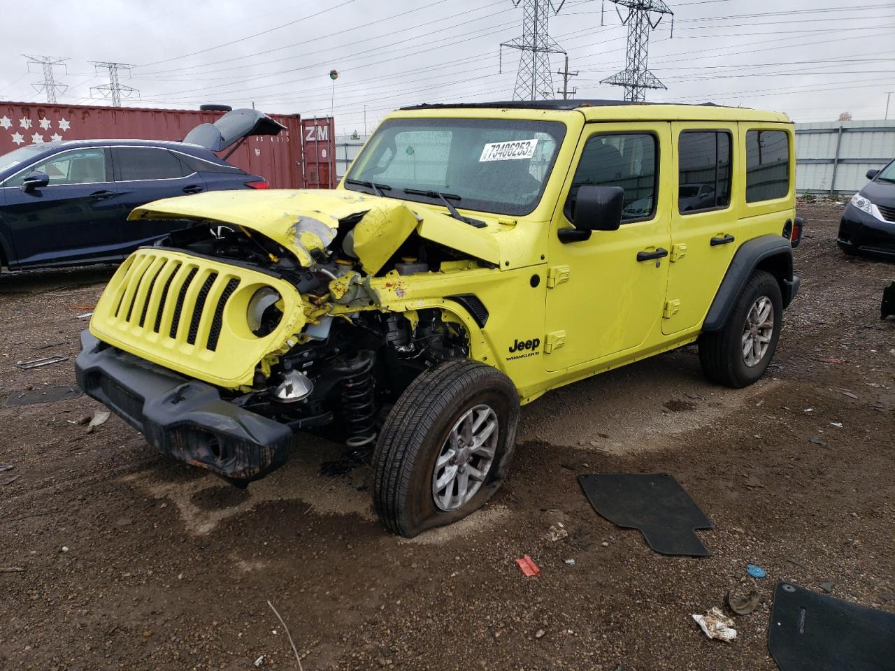 Image 1 of 2023 JEEP WRANGLER SPORT 2023 with VIN 1C4HJXDN7PW634315