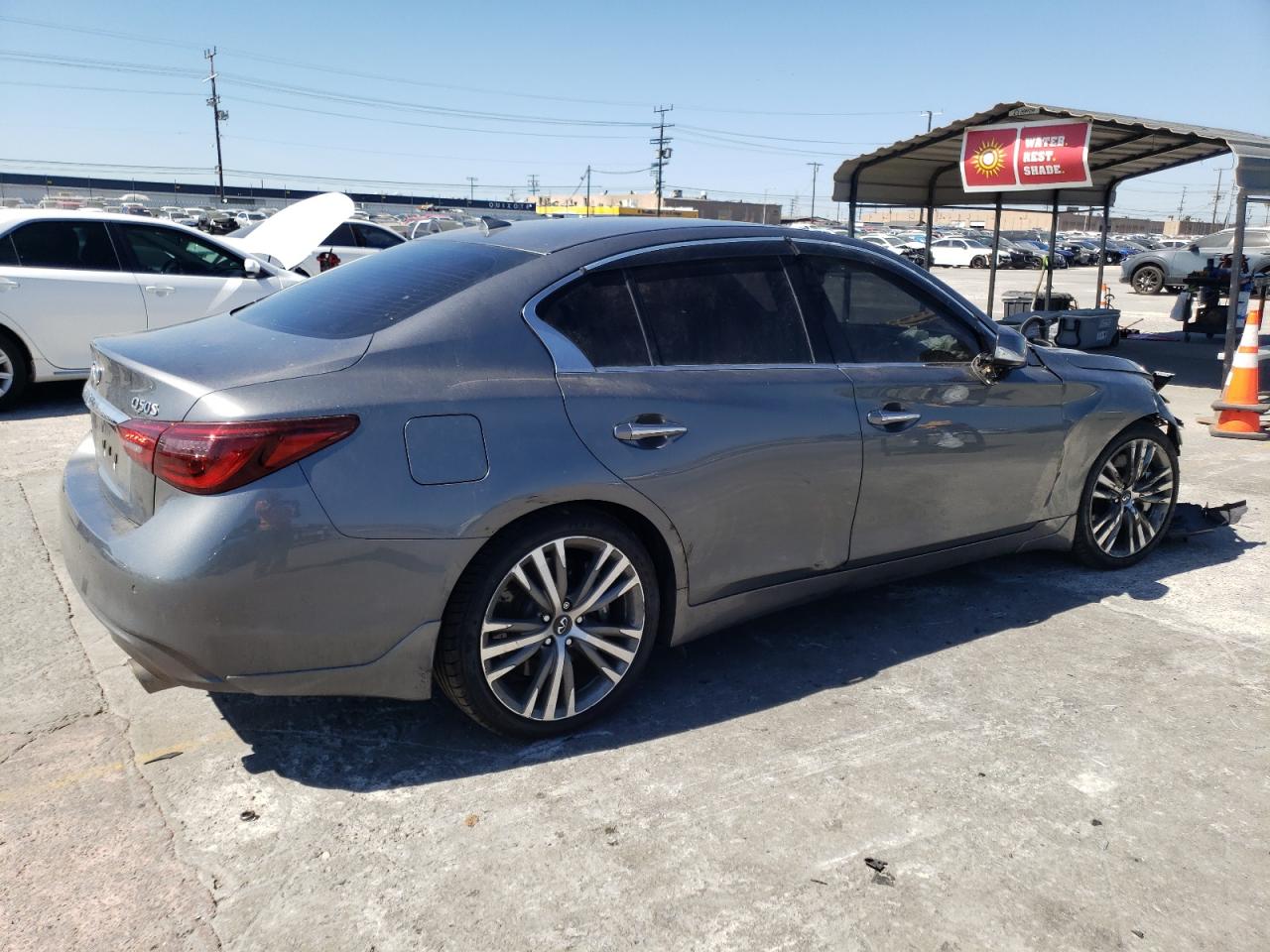Image 3 of 2019 INFINITI Q50 LUXE 2019 with VIN JN1EV7AR9KM553709