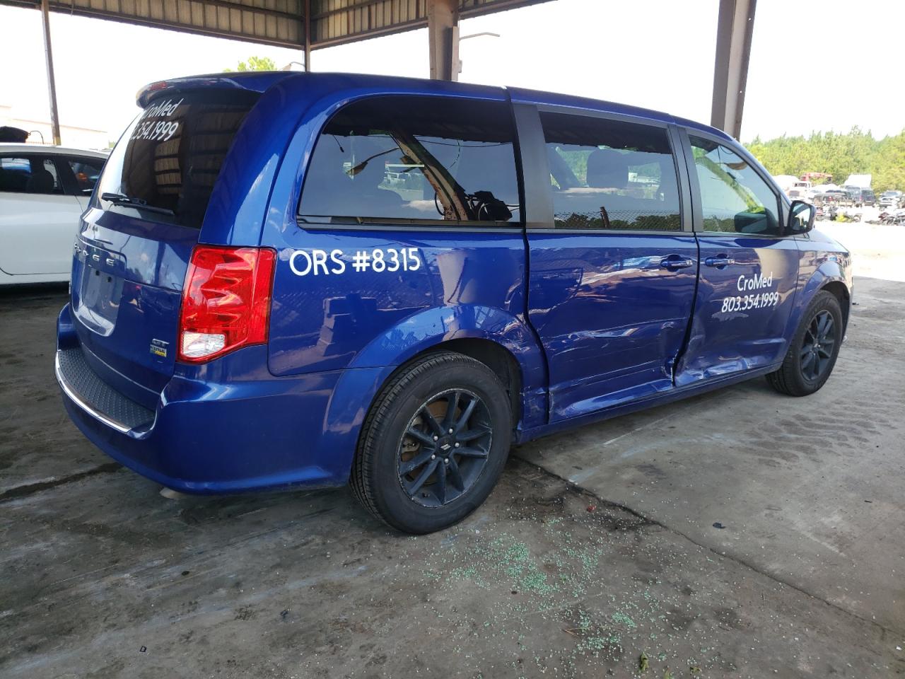 Image 3 of 2019 DODGE GRAND CARAVAN GT 2019 with VIN 2C4RDGEG6KR689691