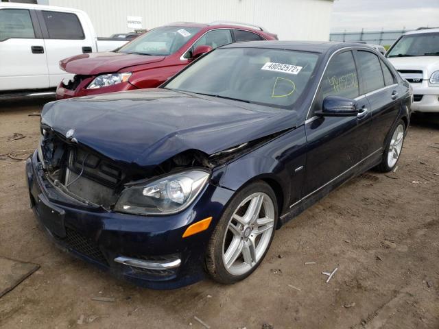 Image 2 of 2012 MERCEDES-BENZ C 250 2012 with VIN WDDGF4HBXCR232850