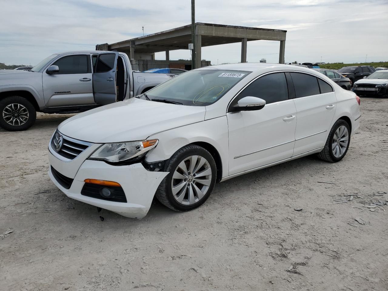 Image 1 of 2010 VOLKSWAGEN CC SPORT 2010 with VIN WVWMN7AN0AE542435