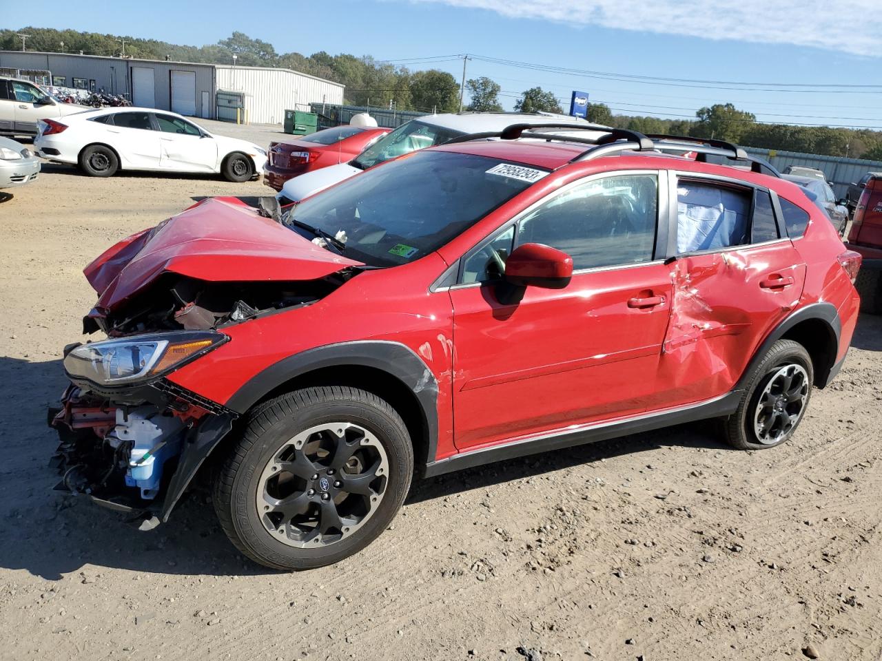 Image 1 of 2023 SUBARU CROSSTREK PREMIUM 2023 with VIN JF2GTAPC9P8216812