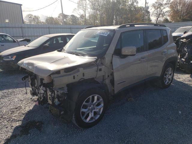 Image 1 of 2016 JEEP RENEGADE LATITUDE 2016 with VIN ZACCJABT1GPC48477