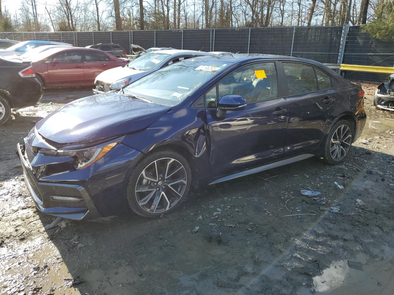 Image 1 of 2020 TOYOTA COROLLA XSE 2020 with VIN JTDT4RCE8LJ021805
