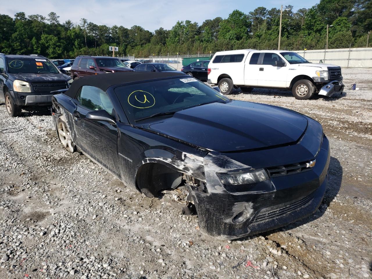 Image 1 of 2015 CHEVROLET CAMARO LT 2015 with VIN 2G1FD3D34F9290741