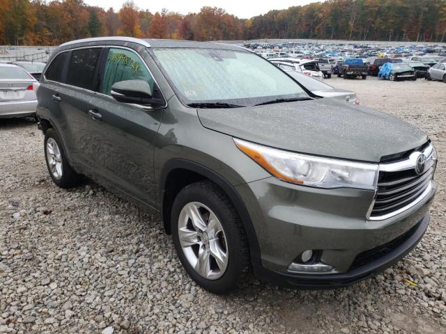 Изображение 1 2014 TOYOTA HIGHLANDER LIMITED 2014 с VIN 5TDDKRFH6ES070541