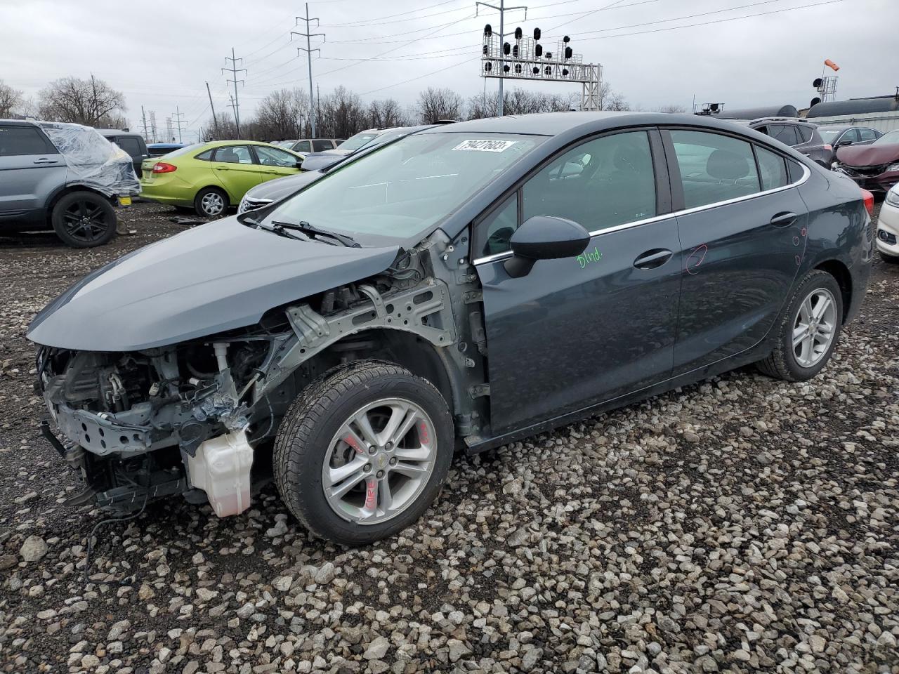 Image 1 of 2018 CHEVROLET CRUZE LT 2018 with VIN 1G1BE5SMXJ7217628