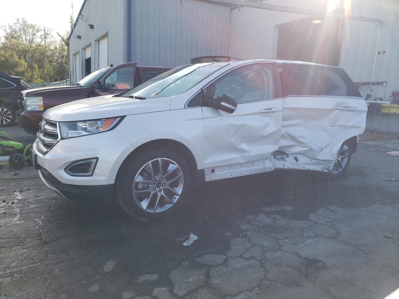 Image 1 of 2018 FORD EDGE TITANIUM 2018 with VIN 2FMPK3K8XJBC34915