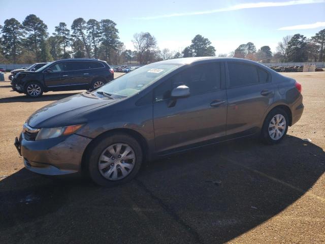 Image 1 of 2012 HONDA CIVIC LX 2012 with VIN 2HGFB2F52CH325124