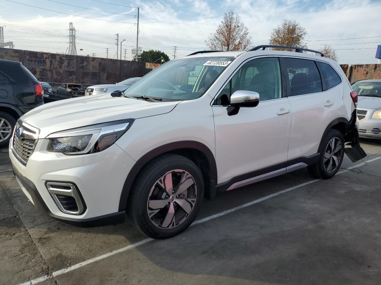 Image 1 of 2021 SUBARU FORESTER TOURING 2021 with VIN JF2SKAXC6MH400243