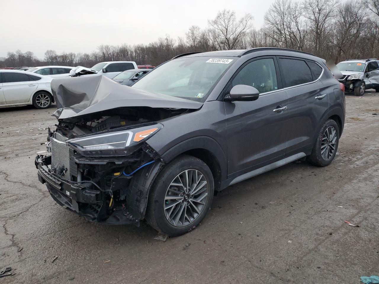 Image 1 of 2021 HYUNDAI TUCSON LIMITED 2021 with VIN KM8J3CAL7MU385654