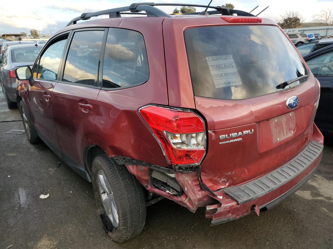 Obraz 2 z 2014 SUBARU FORESTER 2.5I PREMIUM 2014 z VIN JF2SJAEC5EH452776