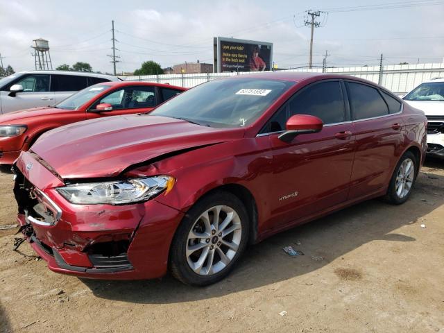 Image 1 of 2019 FORD FUSION SE 2019 with VIN 3FA6P0LU3KR240074