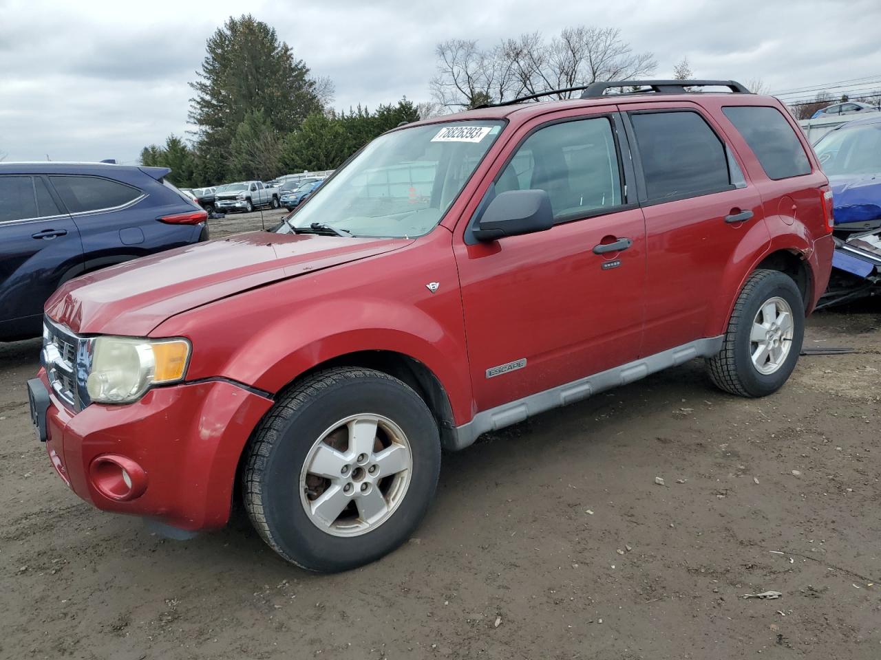 Image 1 of 2008 FORD ESCAPE XLT 2008 with VIN 1FMCU93128KA06596