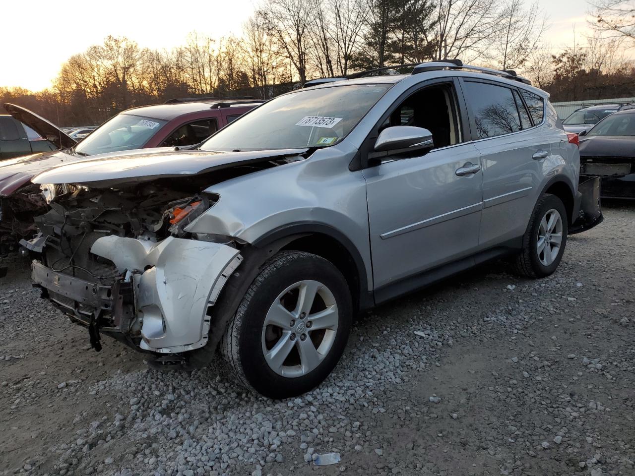 Image 1 of 2013 TOYOTA RAV4 XLE 2013 with VIN JTMRFREV0D5020515