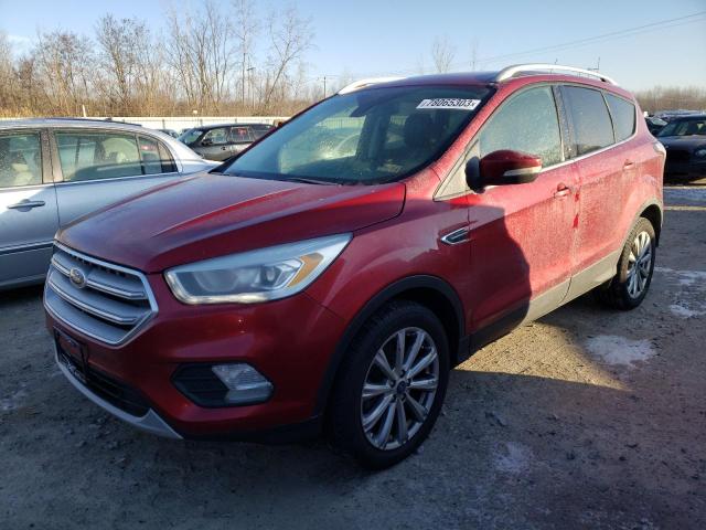 Image 1 of 2017 FORD ESCAPE TITANIUM 2017 with VIN 1FMCU9J99HUE18026