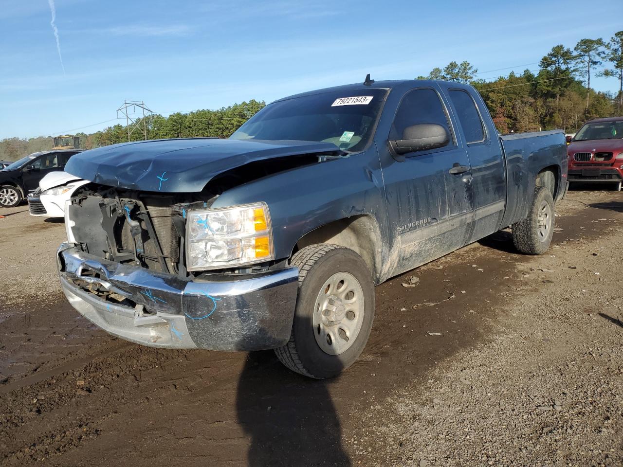 Image 1 of 2012 CHEVROLET SILVERADO C1500  LS 2012 with VIN 1GCRCREA1CZ335403