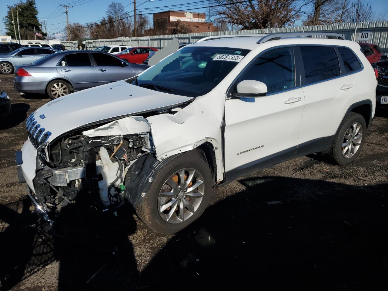 Image 1 of 2018 JEEP CHEROKEE LIMITED 2018 with VIN 1C4PJMDB9JD610309